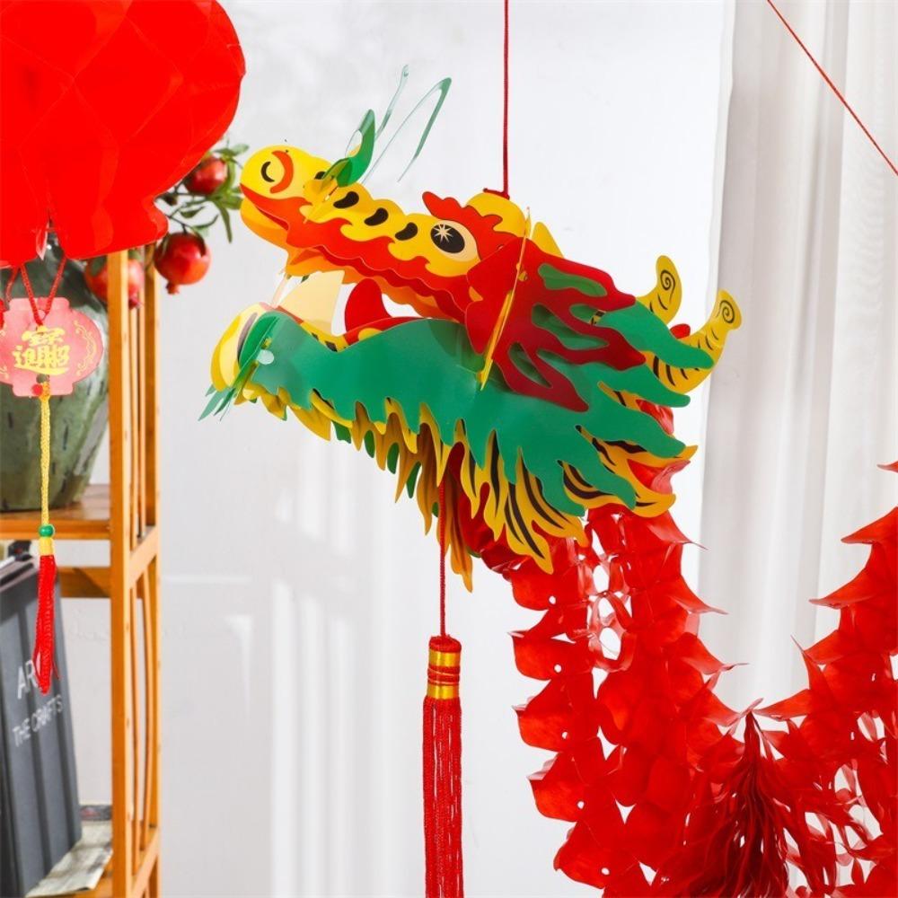 Banner Chinese Dragon Venue Layout Garland Paper Spring Festival Dragon  Mid-Autumn Festival