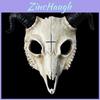 Halloween Kostümmaske mit 3D Schafsschädel-Design Harzmaterial für Rollenspiele