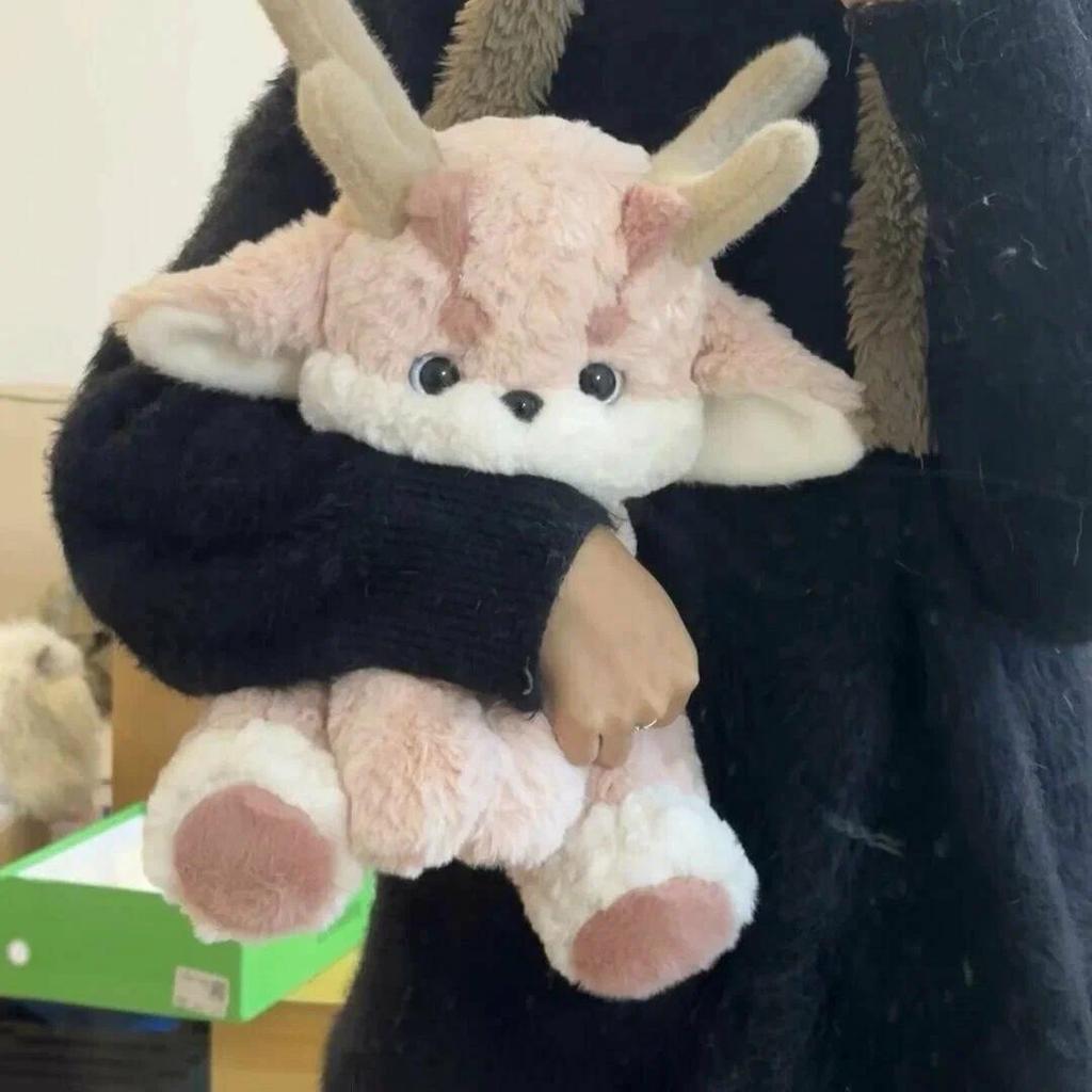 Plush toy/pink Chinese dragon doll/about 35 cm high