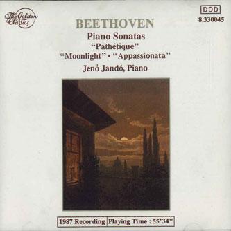 

CD JENO JANDO - Beethoven Piano Sonatas Pathetique 8330045 GOLDEN CLASSICS Germany Classical Used