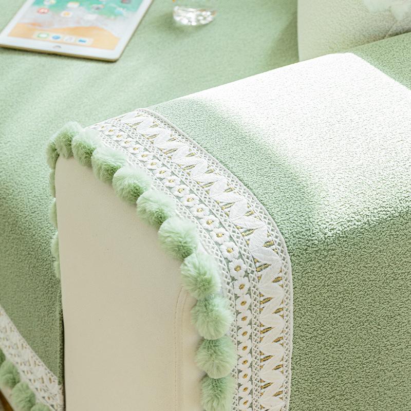 Fresh Chenille Sofa Cushion  New All Seasons Universal Cushion Blanket Non-slip Sofa Cover Cover Cloth Towel