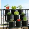 Black Non-Woven Fabric Planting And Cultivation Bag Thickened Felt Planting Pot Plant Planting Pot Home And Garden Gardening
