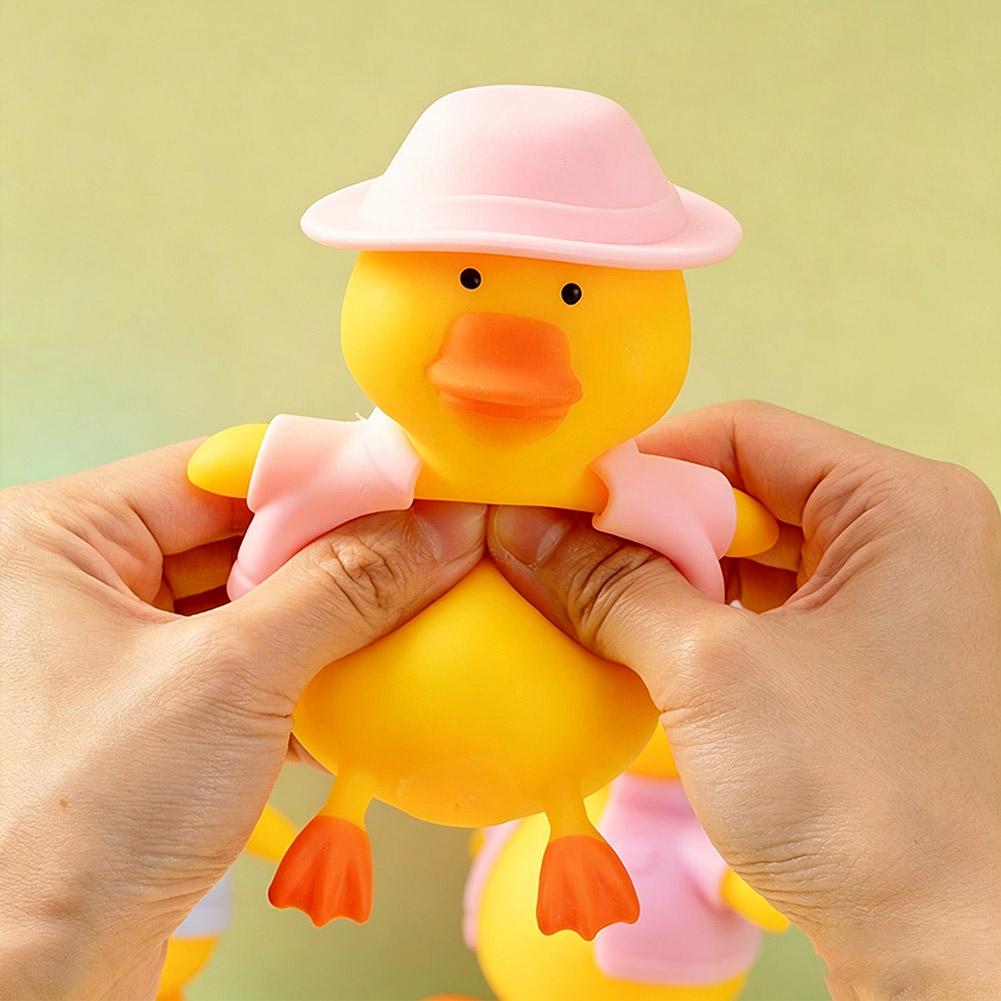 New Duck Shape Slow Rising Squeeze Cartoon Animal Slow Rebound Rebound Ball Tpr Stress Relief Birthday Gift