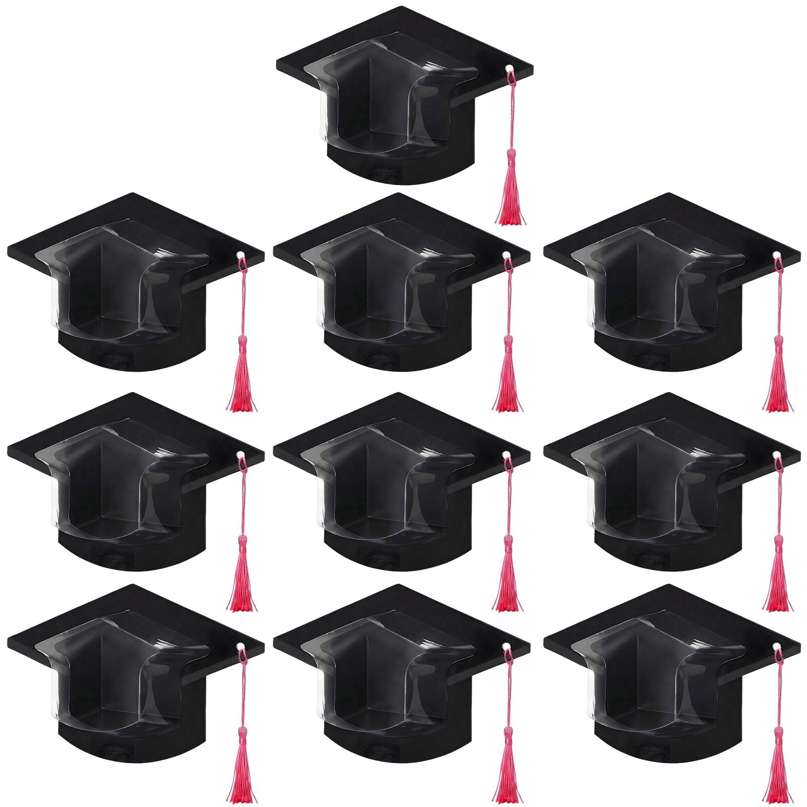 

Graduation Cap Candy Cards with Tassel Party Favors Candy Box Graduation Cap Candy Dome Storage Case for Students & Teachers