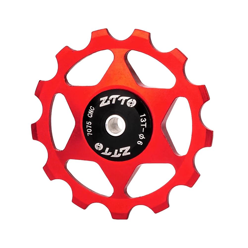 13T MTB Bike Bearing Guide Roller Aluminium Alloy Sealed Bearing Jockey Wheel Rear Derailleur Pulley Bike Derailleur Accessories