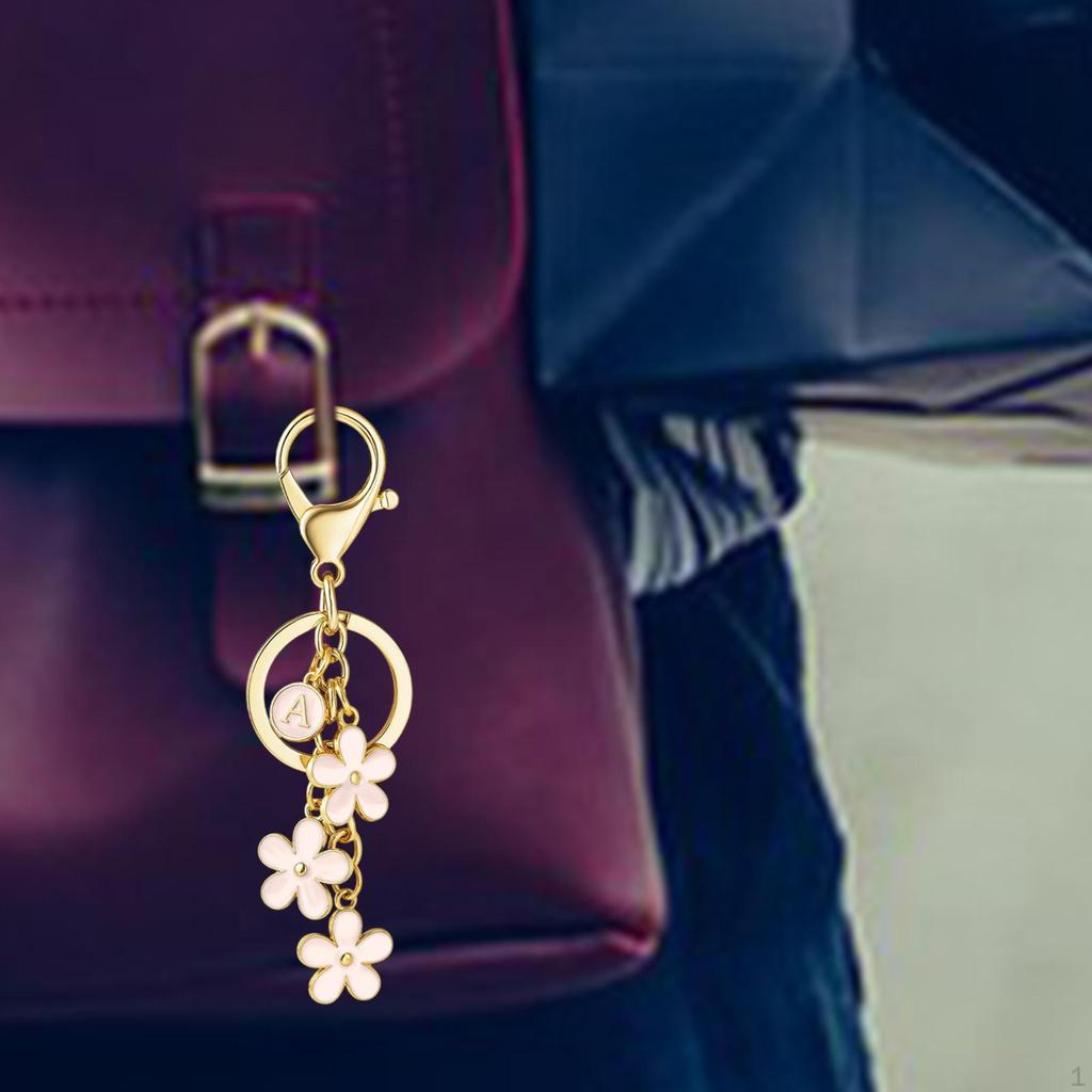 Keychain Letter for The Wrench Pendant Gift, Alloy, Cute Key Chains Handbags