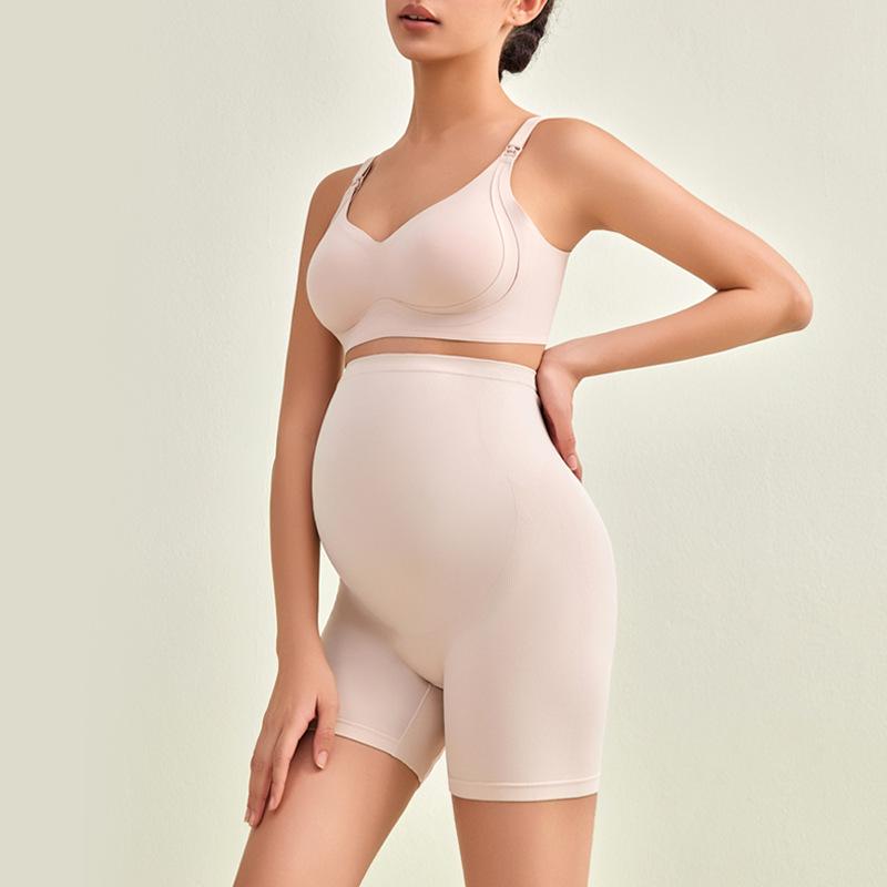 New Style High-Waisted Two-in-One Maternity Safety Pants - Plus Size, Crotch-Enhanced Underwear for Women