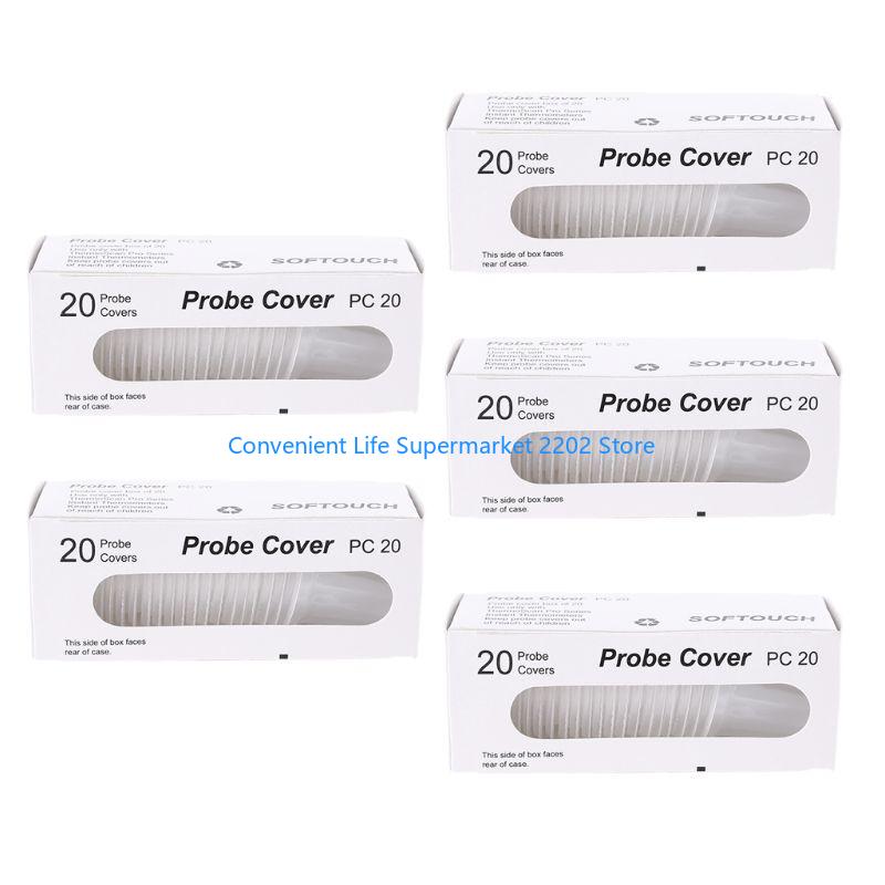 XXUB 100 Pack Ear Thermometer Probe Cover Lens Filters Refill Covers for Thermometers