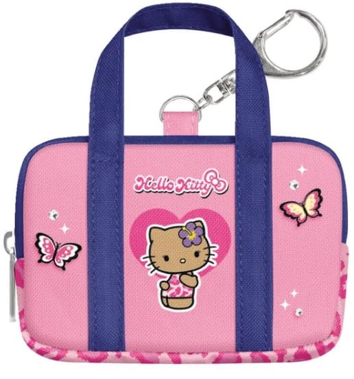 Sanrio Hello Kitty School Bag Style Mini Bag Pink Keychain,