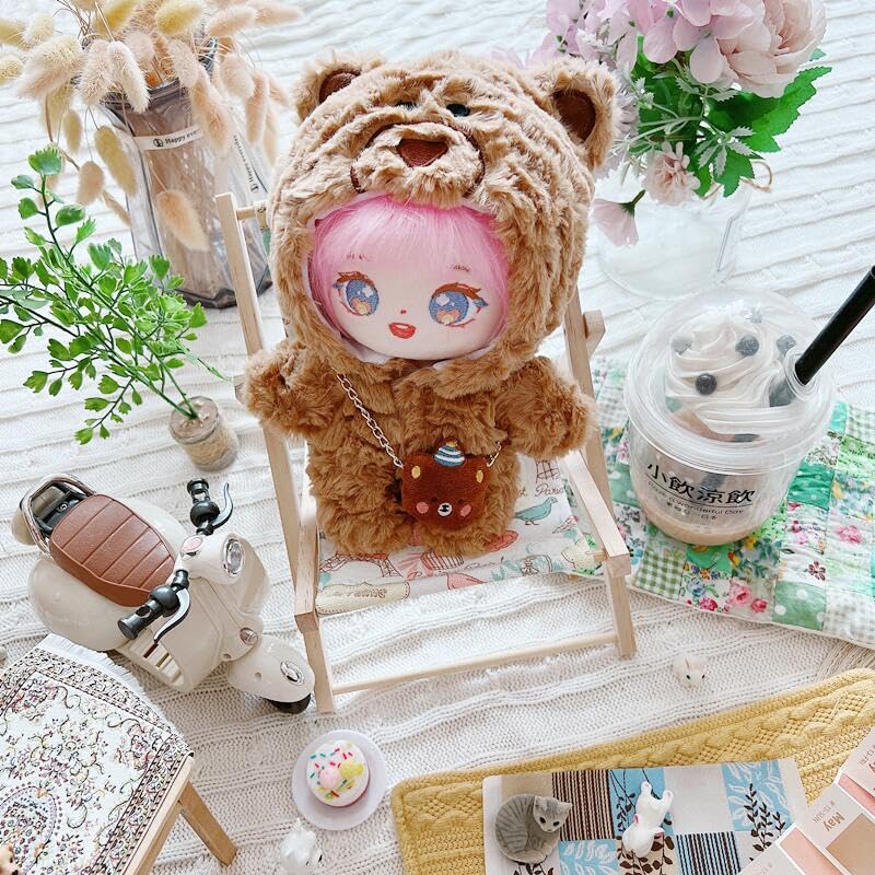 AXLUCE - Plush Clothes - Kigurumi - Plush Toy - Clothes - 20cm - Doll (Bear, 20cm)