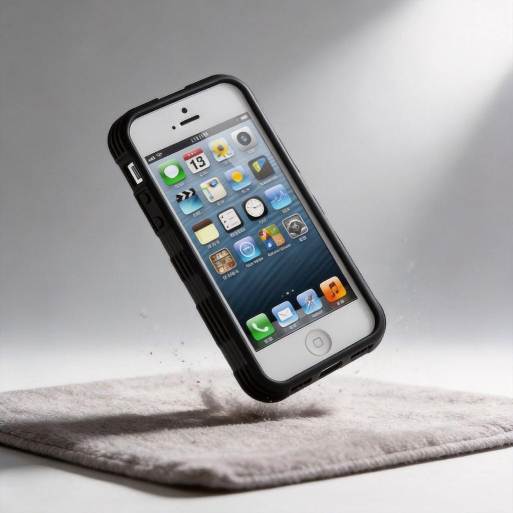 Tpu Antigravity Nano Technology Phone Case For Iphone5 And 5s With Shockproof Protection