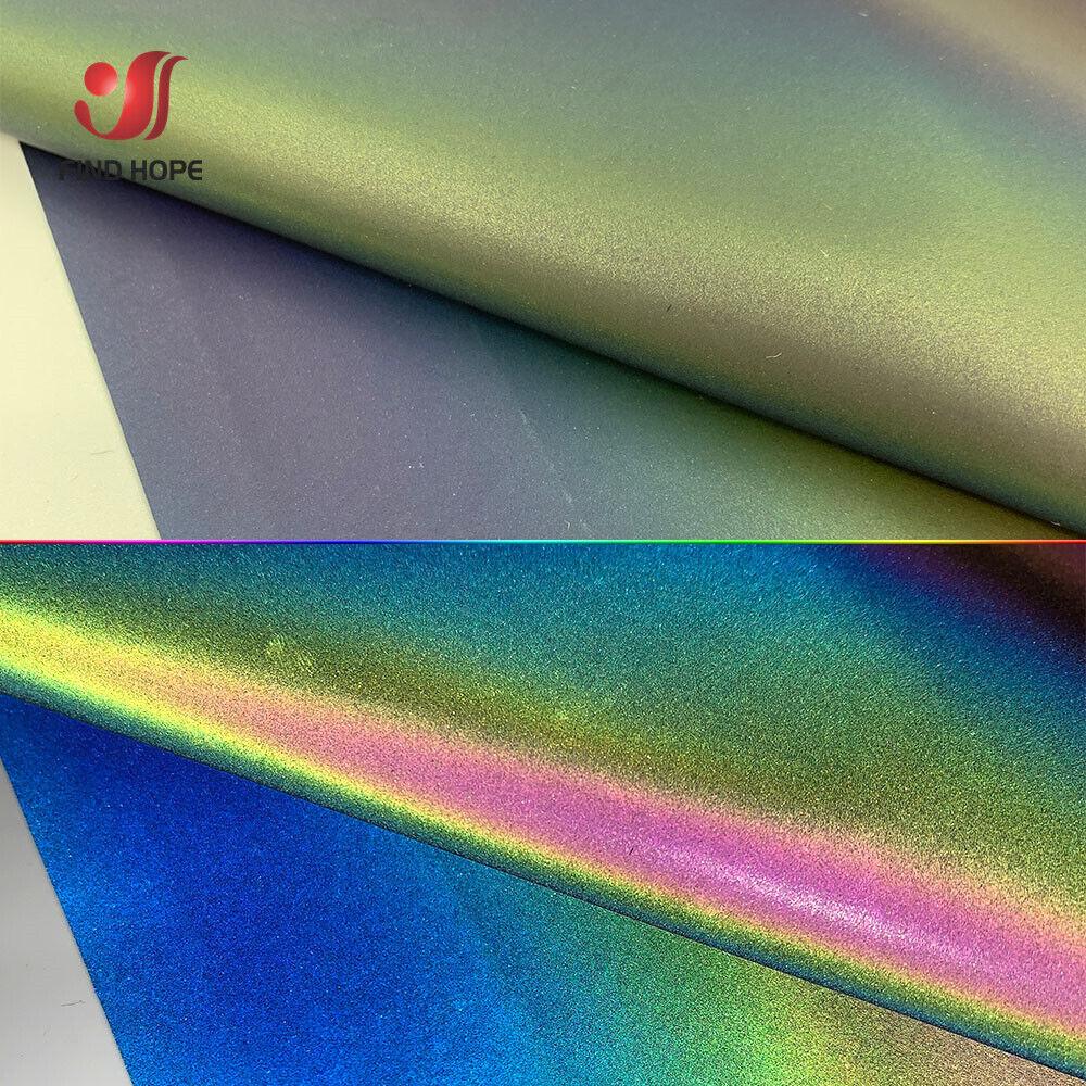 

Reflective Rainbow Heat Transfer Vinyl Film Iron on T-shirts HTV Printing Signs for Fabric Textile Hat Decoration DIY For Cut 7.8in x19in(20x50cm)