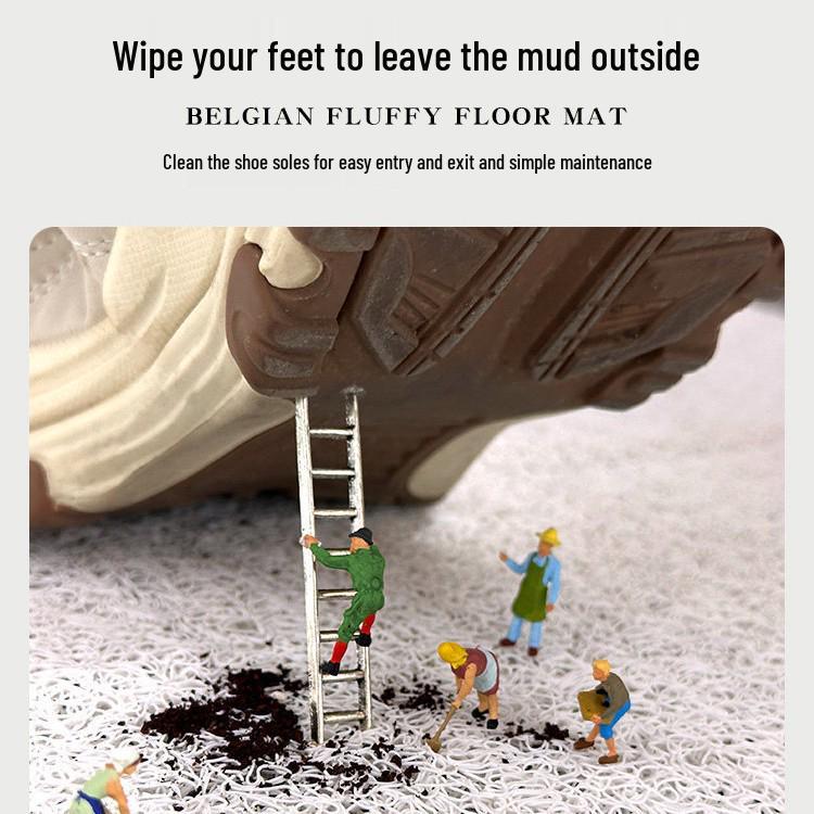 New Year Anti-Slip Dirt-Resistant Entryway Doormat – Cuttable Mud Scraper and Dirt Wiper Coil