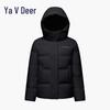 Yalu EW Women's Winter Hooded Short Puffer Down Jacket