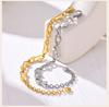 Waterproof Heart Chain Paperclip Link Bracelet For Women, Statement Stainless Steel Adjustable, Non Tarnish Jewelry
