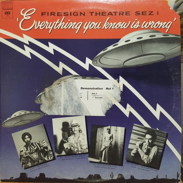 Виниловая пластинка FIRESIGN THEATRE Everything You Know Is Wrong KC33141PROMO Columbia 1974 США Музыка Другое Б/у