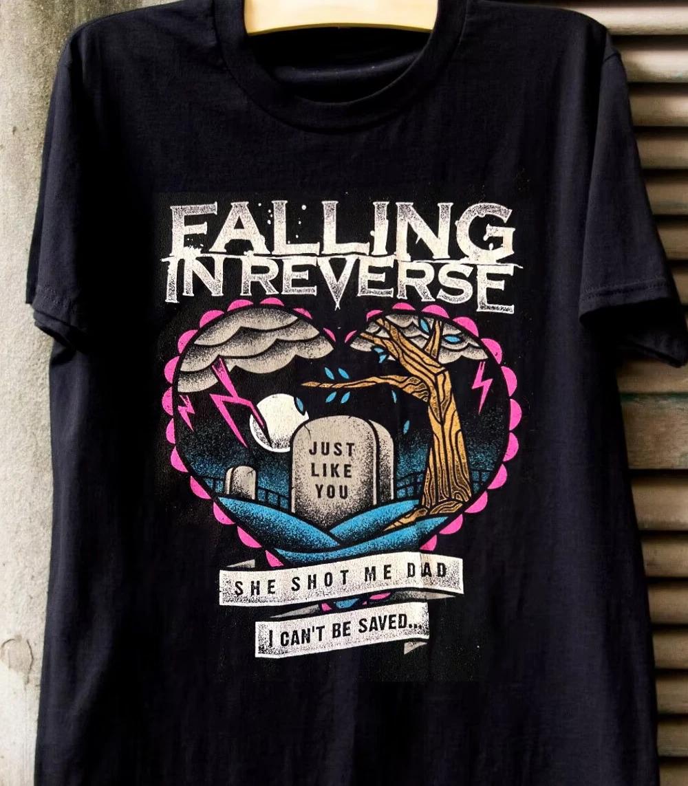 

Футболка черная унисекс группы Falling In Reverse Все размеры от S до 345XL 2F503 S