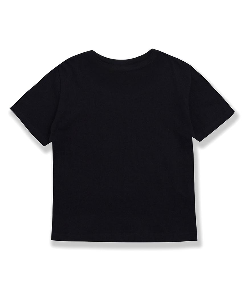Bibalabida Ribbon Crop Short Sleeve T-Shirt