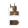 Beer Dispenser - ICH-ZAPFE.DE - Soudek 20 - 20 Litres/h - Oak Wood - Stainless Steel