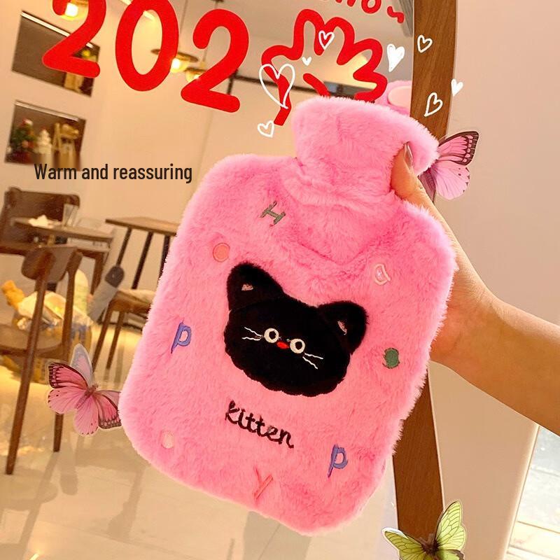 Fumaiide Cartoon Plush Hot Water Bottle