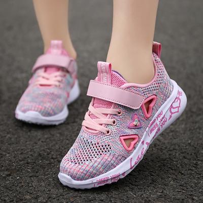Zapatos para niñas, zapatos blancos pequeños, transpirables, informales, deportivos, para estudiantes de escuela primaria, primavera y otoño