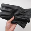 NEW PU Leather Imitation Sheepskin Warm Gloves Men's Coldproof Riding Touch Winter Gloves Skiin G4T5