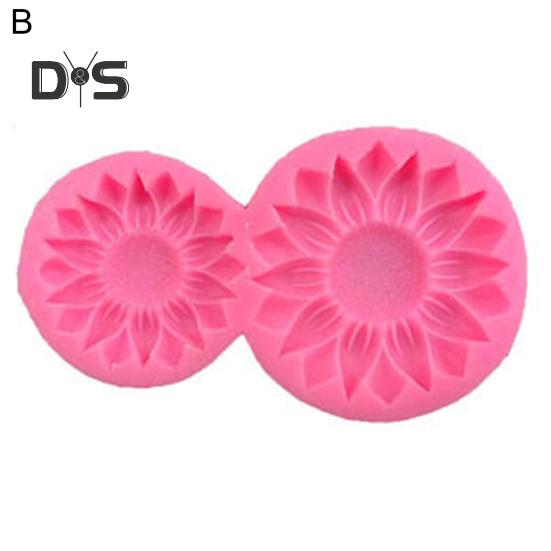 Fondant Mold Reusable Decorating Tools BPA Free Cherry Flower Fondant Cake Mold