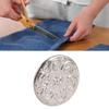 50 Set Pants Buttons Pins No Sew Removable 17mm Flower Pattern Stainless Steel Silver with 2x6.5mm P