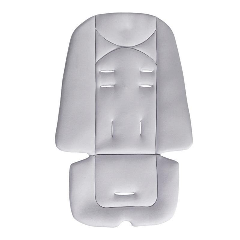 

Machine Washable Infant Strollers Cushion Comfortable Cotton Seat Pad Multiple Fasteners Hole For Most Carriages сірий колір
