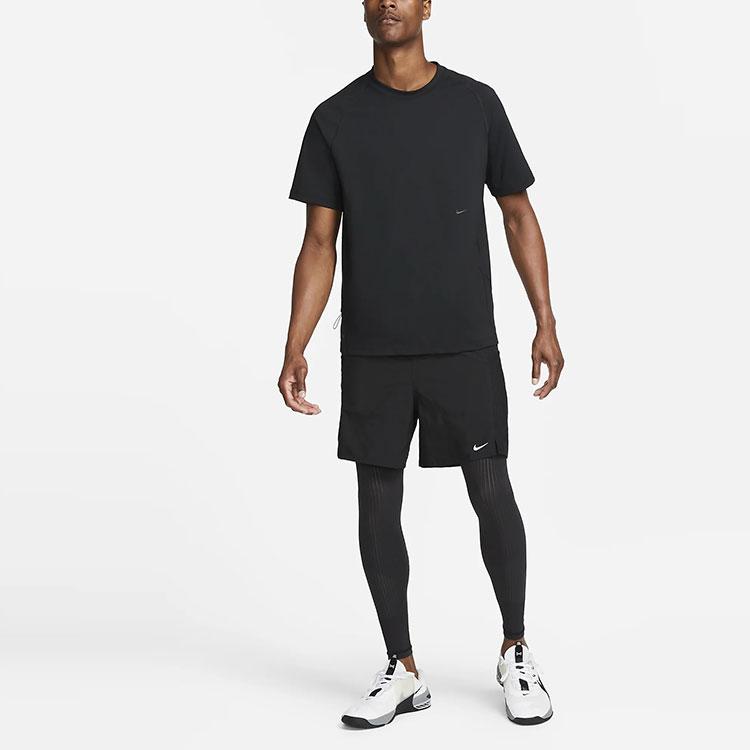 Nike Versatile Elastic Waistband Fitted Casual Shorts Men Bottoms Black DQ4816-010
