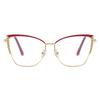 Hot-selling new fashion metal glasses frame myopia glasses frame optical men's and women's plain glasses frame