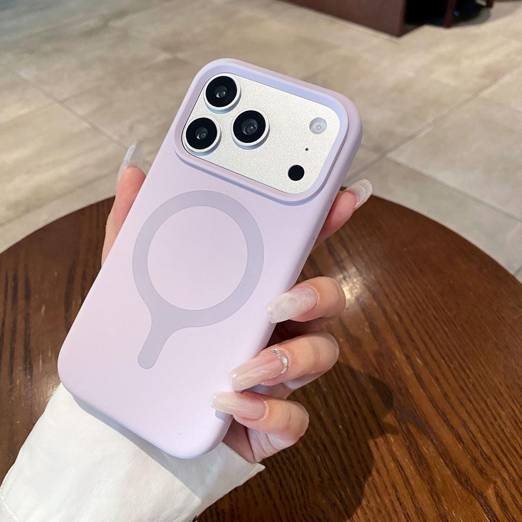 Applicable to iPhone17ProMAX mobile phone case, liquid silicone one-piece magnetic suction Apple 16 all-inclusive anti-drop protective case