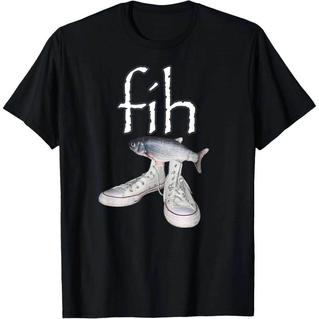 Graphic Tshirtfih Shoes Fish Funny Misspelled Fish Meme Fih Calling Humor Tshirt