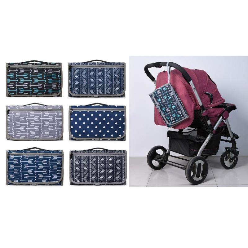 Multifunctional Baby Travel Changing Mat Foldable and Waterproof Diaper Pad Nursing Mattress Crib Bedding Pad Essential