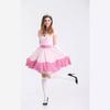 Halloween Costume Women, Party Costume Short Pink Dress Stage Costume