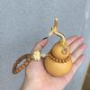Wenwan Natural Gourd Lotus Key Pendant - DIY Soft Handheld Accessory for Men & Women.