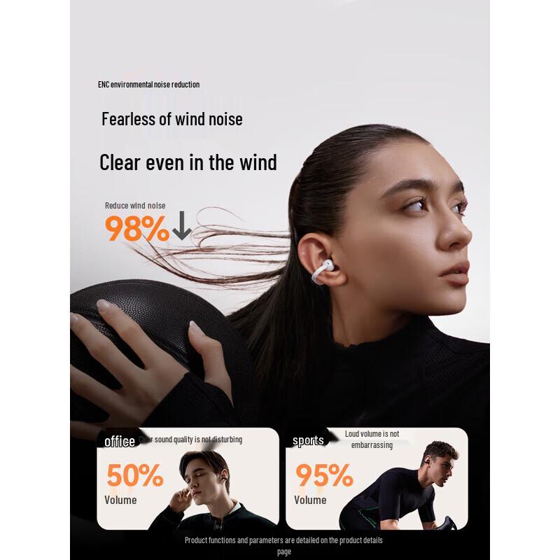 SANAG AI Bluetooth Ear Clip Headphones