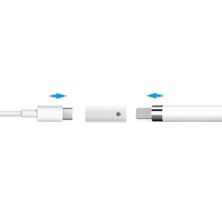 Konvertory pro nabíjení Type C/8Pin na 8Pin samice s LED indikátorem pro bezpečné a rychlé nabíjení tužky