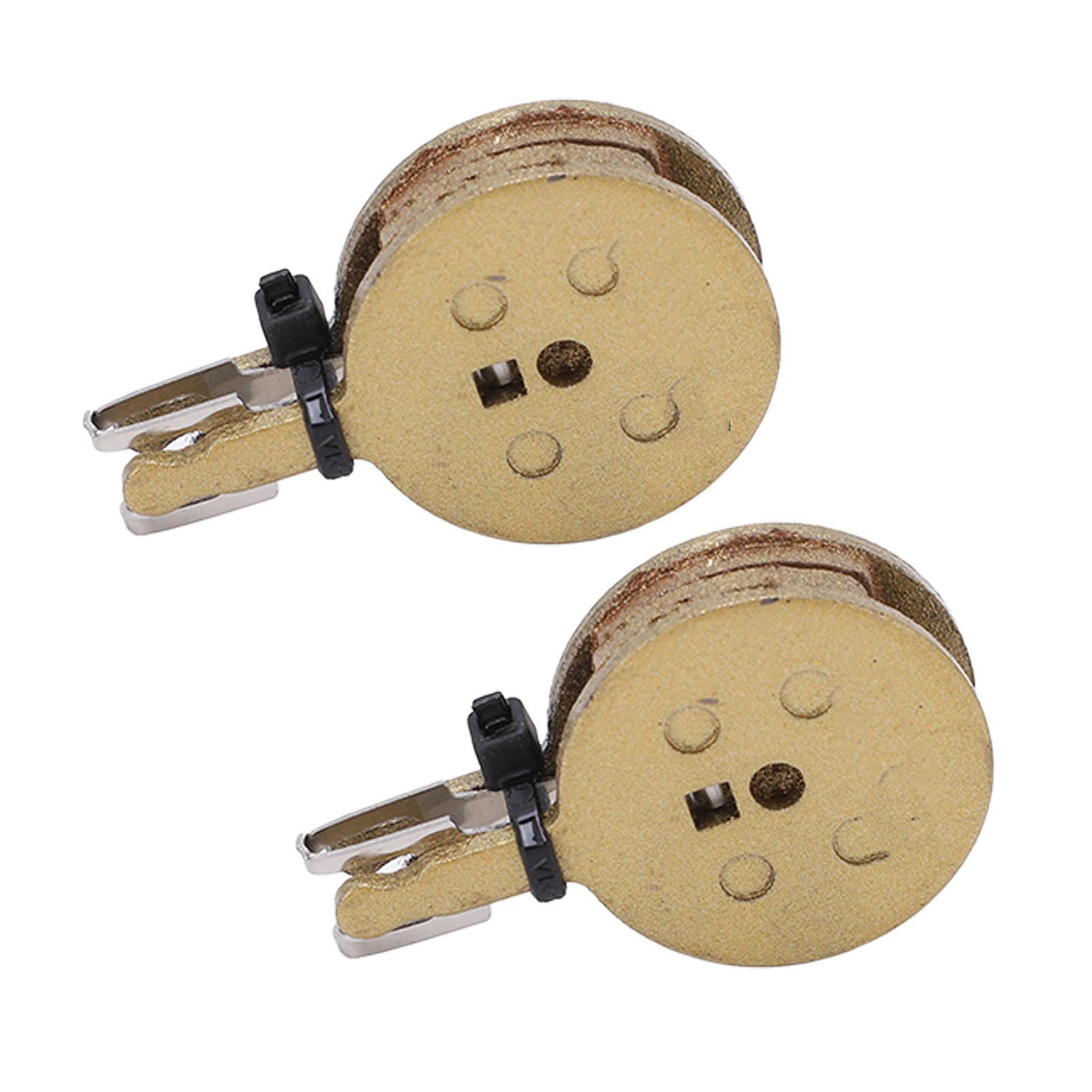 

2PCS Mountain Bike Disc Brake Pads Copper Alloy Low Noise Wear Resistant Replacement MJ 02B
