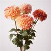 New Silk Artificial Dahlia Flowers Pink Floral Chrysanthemum Fake Flower Decorative Artificial Faux Plants Flower Arrangement