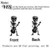 Car Interior Accessories Skull Spring Ornament, Rocking Figurine, Acrylic Swaying Expressive Skeleton Dashboard Decor for Vehicle, Wear-resistant