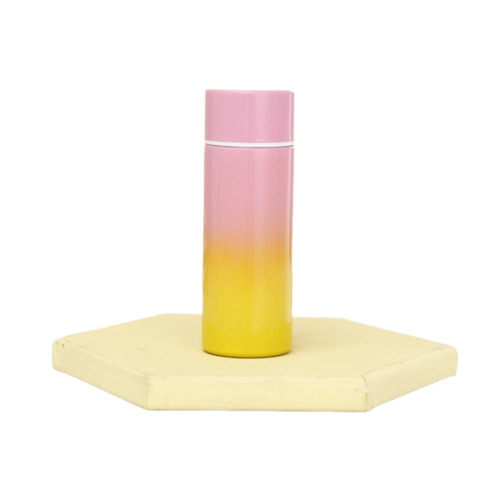 Gradient Color Mini Thermal Cup Leak-proof Vacuum Flasks Portable Insulated Water Bottle  Outdoor