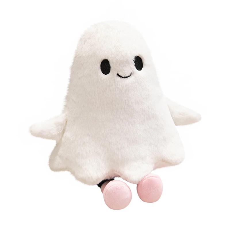 

Cute White Little Ghost Plush Doll Soft Ghost Halloween Party Supplies Decorations Festival Collection Festival Gift for Friends 30cm