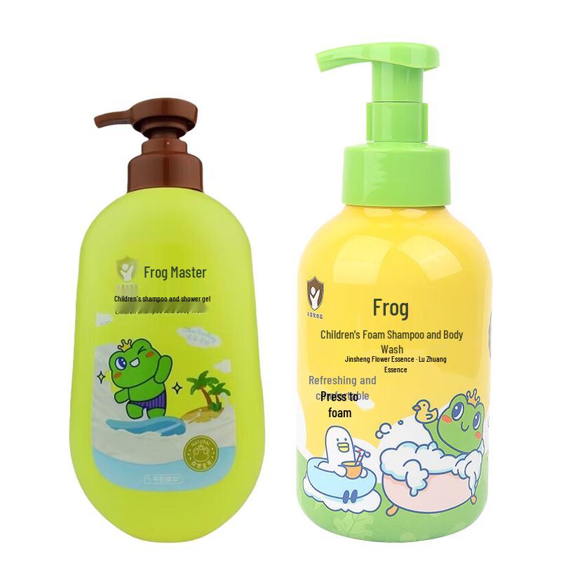 Frog Prince Kids Milk & Foam Shampoo & Body Wash Set