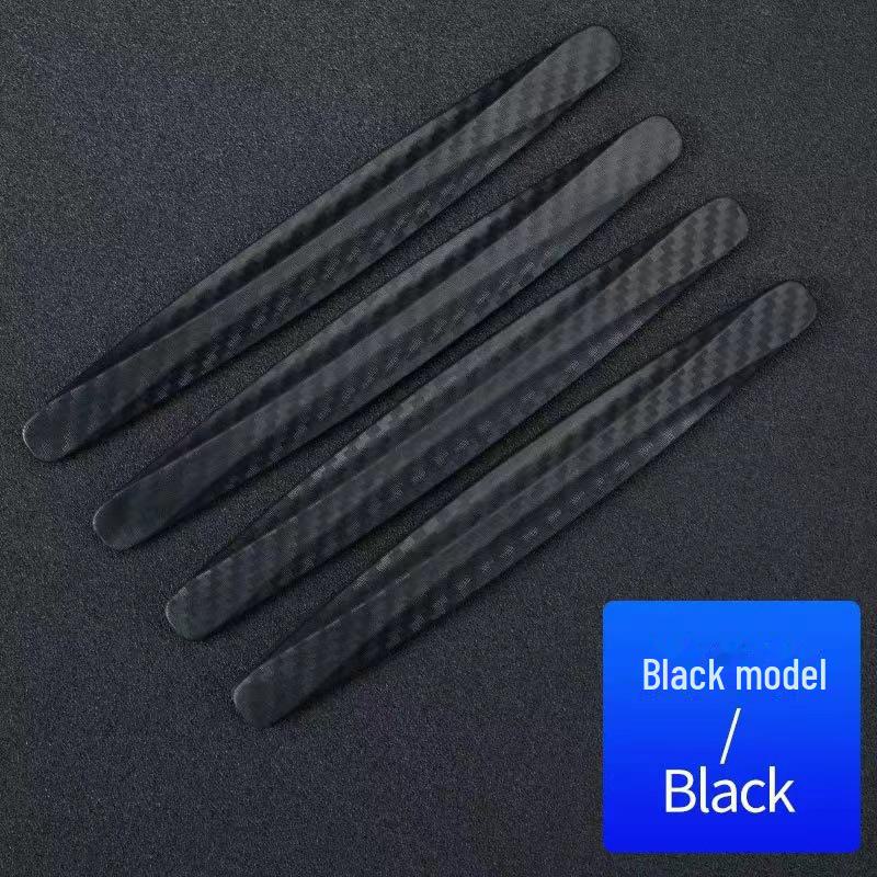 Front and Rear Bumper Carbon Fiber Anti-Scratch Protection Strips