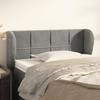 VidaXL Headboard with Ears Light Grey 83x23x78-88 Cm Velvet3117174