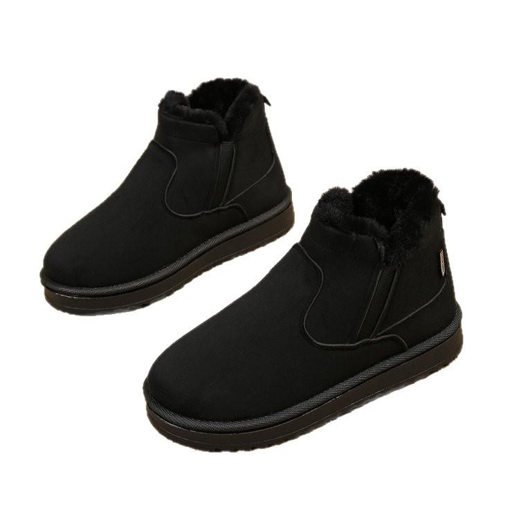 New Women's Shoes Fashion Snow Boots Large Size Comfortable and Wear-resistant Manufacturers Large Size Warm Shoes