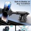 ML211 Strong Suction Car Phone Holder Dashboard Windshield Adjustable Extendable Mount Bracket