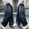 Children's Clothing, Boys' Spring Pants, 2026 New Style, Mid To Large Size, Boys' Spring and Autumn Jeans, Boys' Spring Wide Leg Pants, Trendy