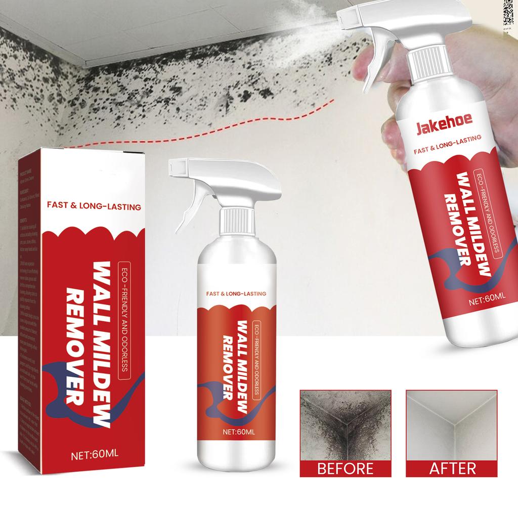 Wall Mold Remover, Bathroom Tile Floor Mold Remover, Wall Cleaning, Stain And Mold Inhibitor60ml